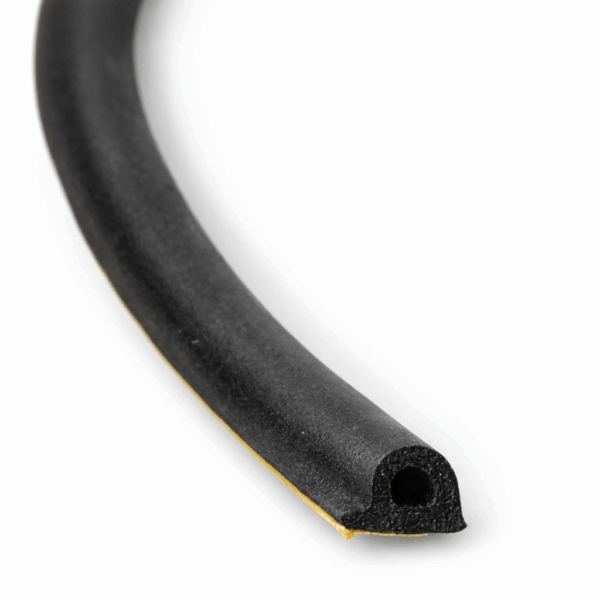P-list 5.5x9 self-adhesive, Black 160 m