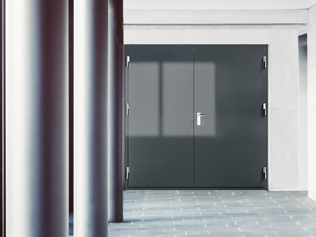 Architecture detail Columns Modern Building Minimal space Black and white